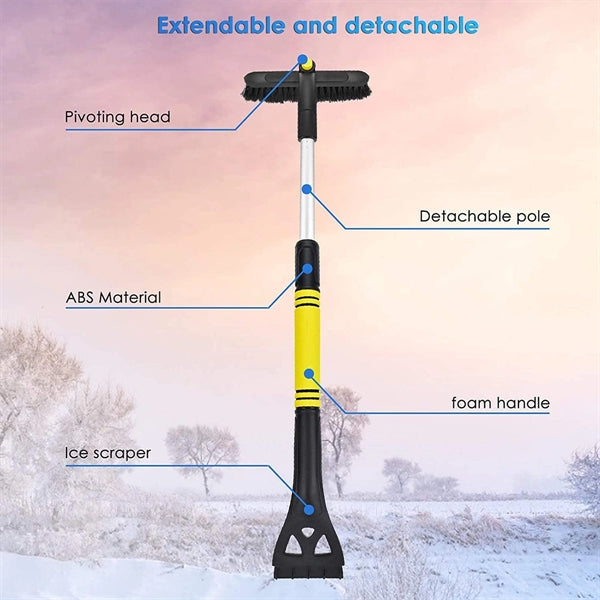 2 in 1 Extendable Ice Scraper