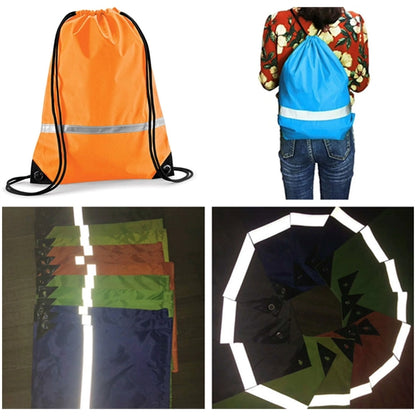 Safty Reflective Drawstring Backpack
