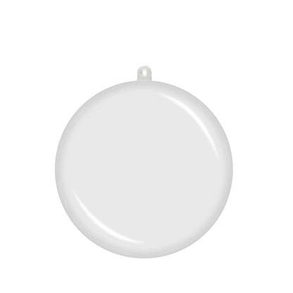 6cm Clear Plastic Chirstmas Ball