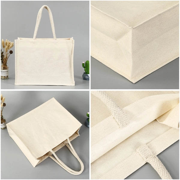 Heavy-Duty Canvas Tote Bag, Work, School & Market.