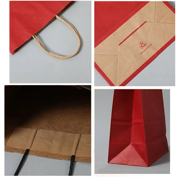 Kraft Paper Tote Bag, Eco-Friendly Shopping & Gift Bag.