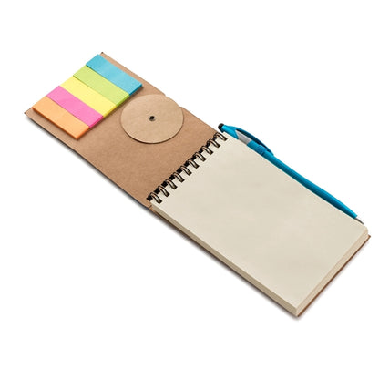 Grained Cardboard Spiral Bound 70 Sheet Journal