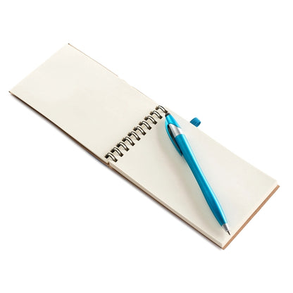 Grained Cardboard Spiral Bound 70 Sheet Journal
