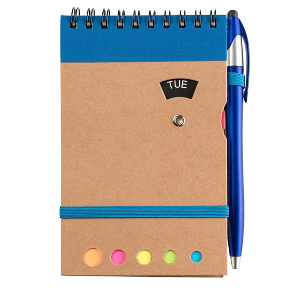 Grained Cardboard Spiral Bound 70 Sheet Journal