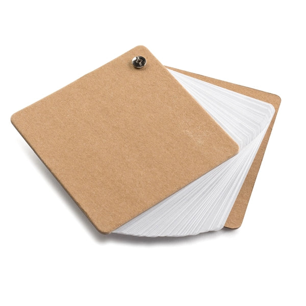 Tan Colored Cardboard Swinger Note Pad