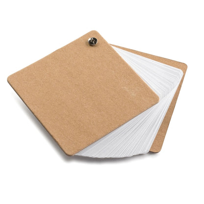 Tan Colored Cardboard Swinger Note Pad