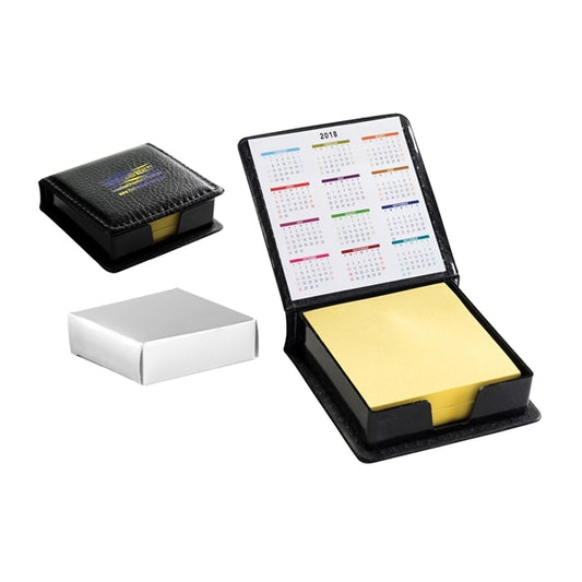 Pvc Desk Caddy With Yellow Sticky Notes
