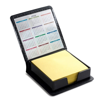 Pvc Desk Caddy With Yellow Sticky Notes