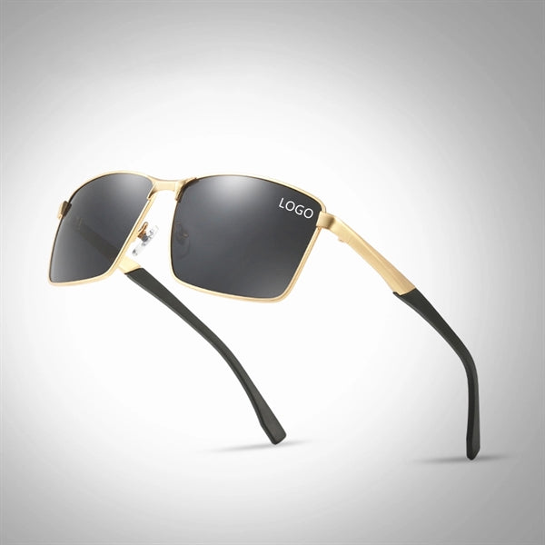 Rectangular Polarized Sunglasses UV400 Protection