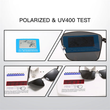 Rectangular Polarized Sunglasses UV400 Protection