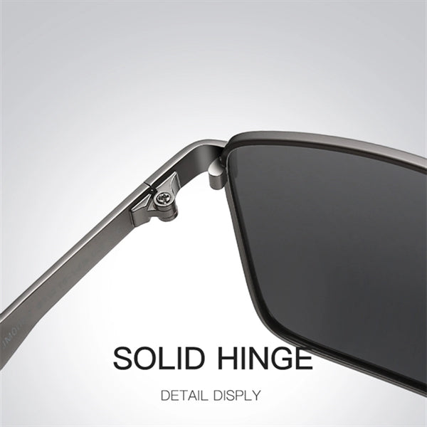 Rectangular Polarized Sunglasses UV400 Protection