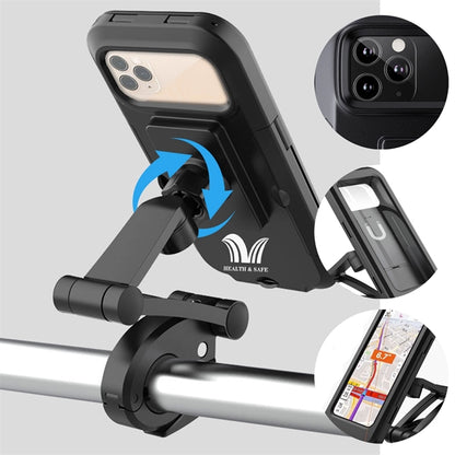 Motorcycle Bike Phone Mount Waterproof Mobile Box Case