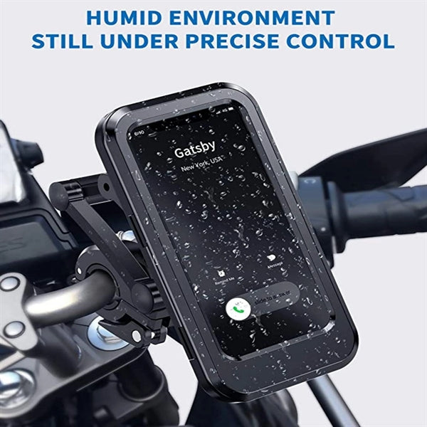Motorcycle Bike Phone Mount Waterproof Mobile Box Case