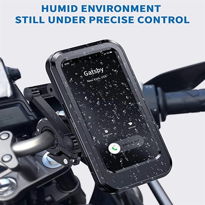 Motorcycle Bike Phone Mount Waterproof Mobile Box Case