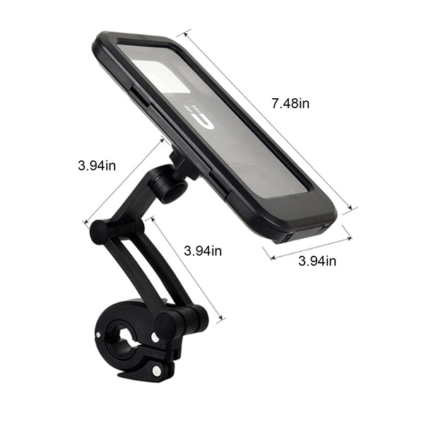 Motorcycle Bike Phone Mount Waterproof Mobile Box Case