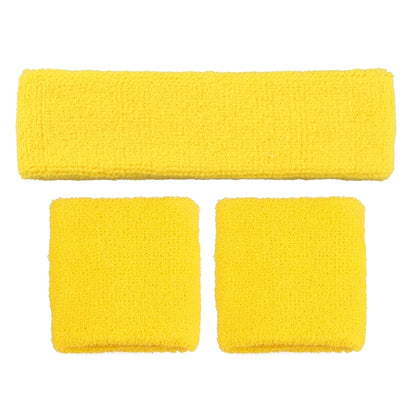 Terry Sweat Head & Wrist Band Set