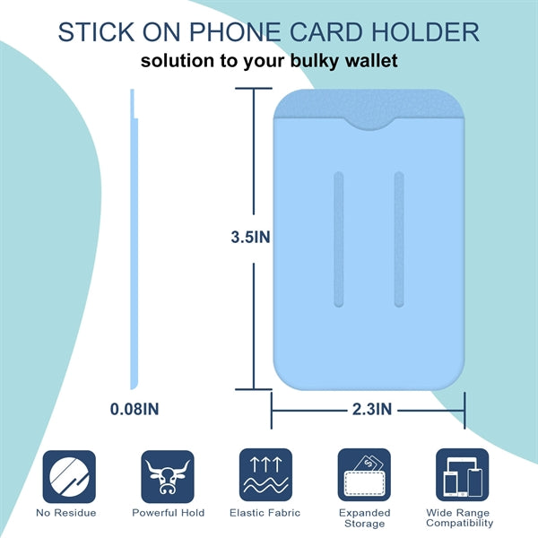 Phone Pocket Card Holder Wallet Sticker
