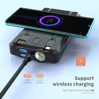 30000mAh Wireless Solar Charger Power Bank