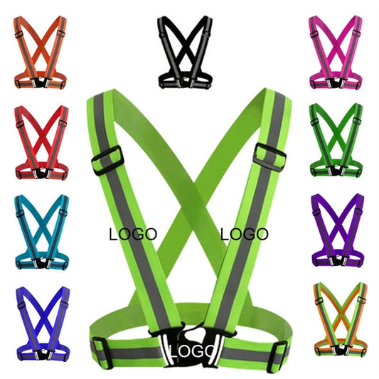 Running Reflective Vest Belt Straps
