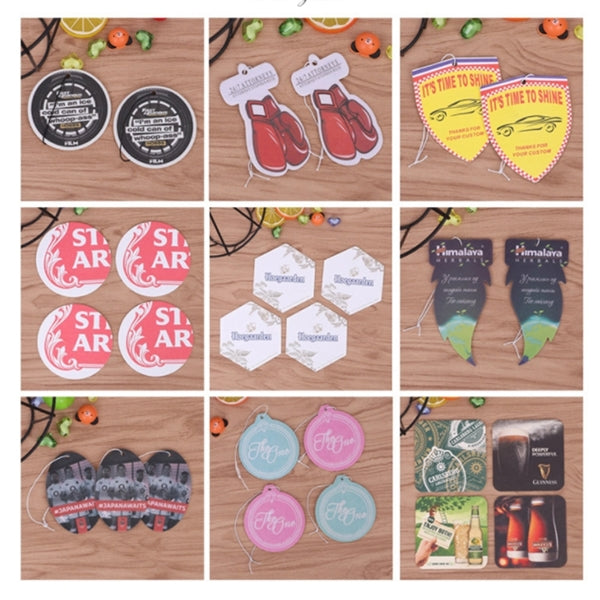3" Round full color Car Air Freshener Aromatherapy