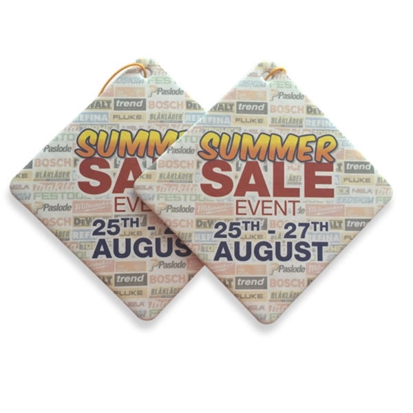 3" Round full color Car Air Freshener Aromatherapy