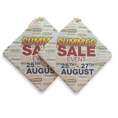 3" Round full color Car Air Freshener Aromatherapy