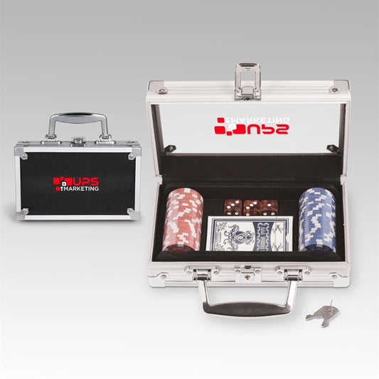 Poker set with 50 chips