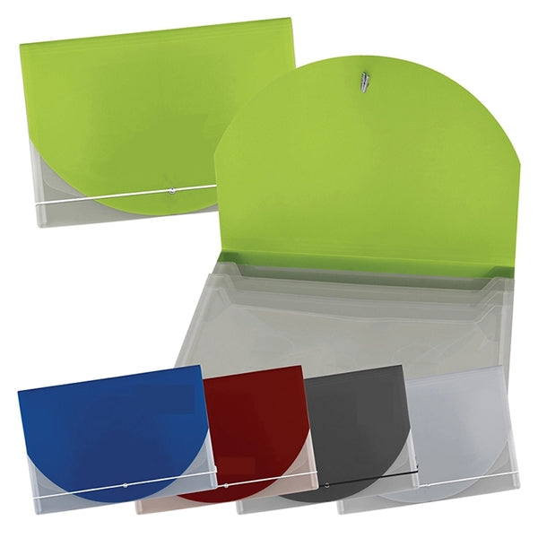 Color Flap Translucent Document Holder