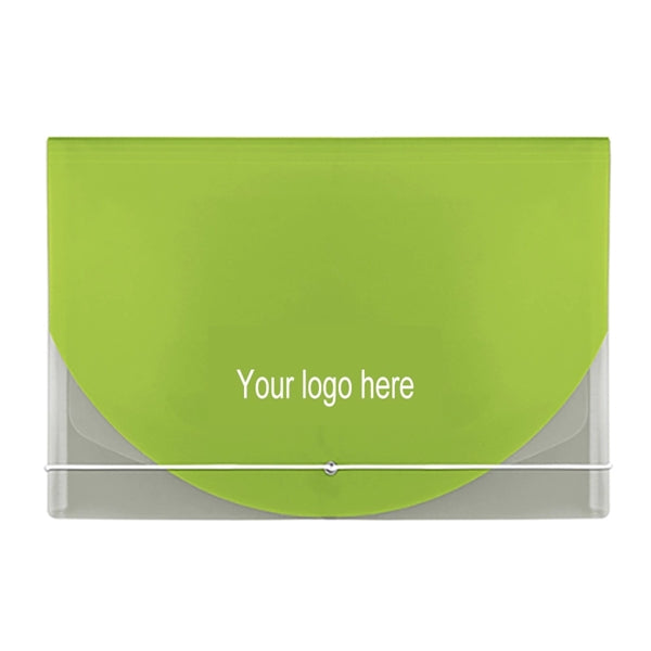 Color Flap Translucent Document Holder
