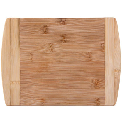 The Brisbane 11-Inch Two-Tone Deluxe Bamboo Cutting Board