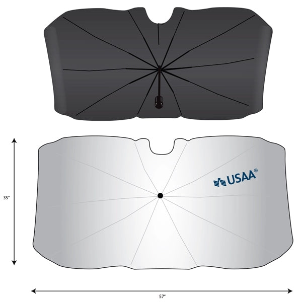 The Dashboard Defender - UV Car Windshield Sunshade Umbrella