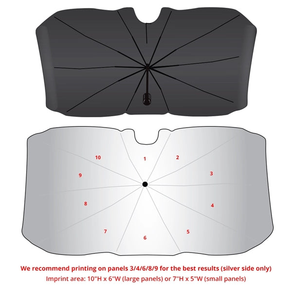 The Dashboard Defender - UV Car Windshield Sunshade Umbrella
