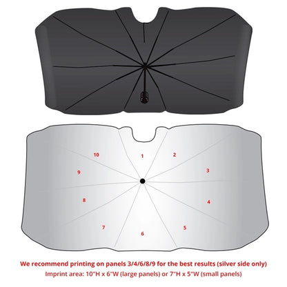 The Dashboard Defender - UV Car Windshield Sunshade Umbrella