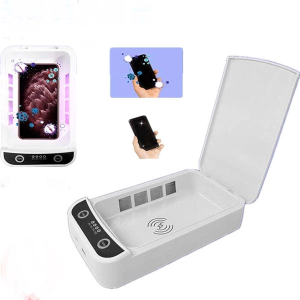 UV Phone Sanitizer and Wireless Charger Combo