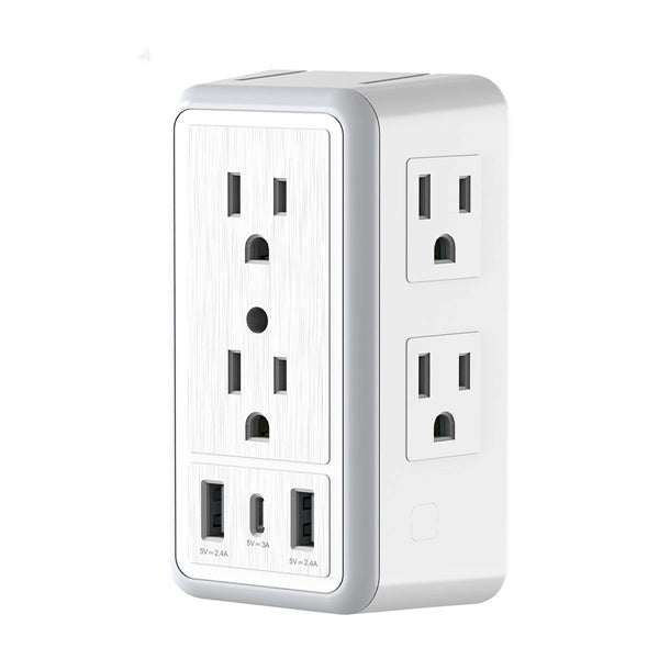 Socket USB Charger Multi Plug Wall Outlet Extender