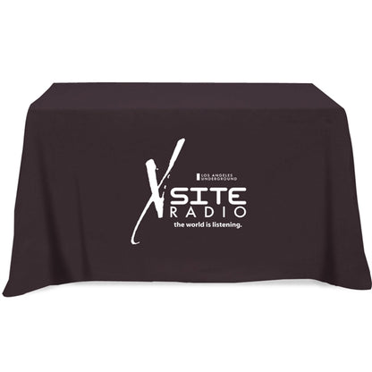 Flat 3-sided Table Cover - fits 4 foot standard table