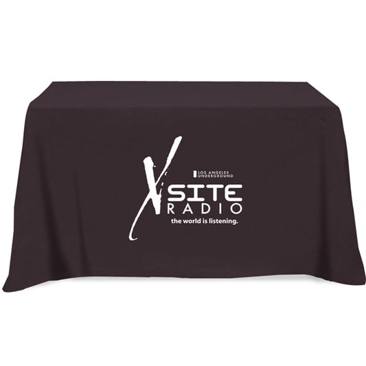 Flat 3-sided Table Cover - fits 4 foot standard table