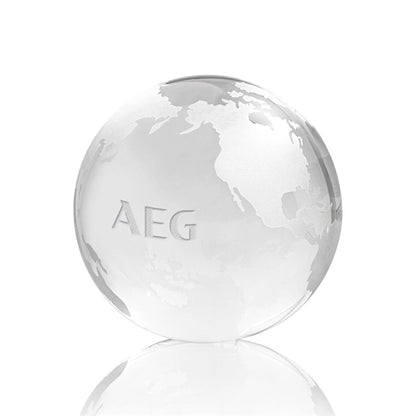 Globe Paperweight - Clear