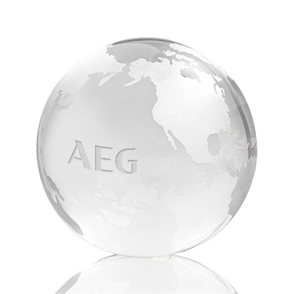 Globe Paperweight - Clear