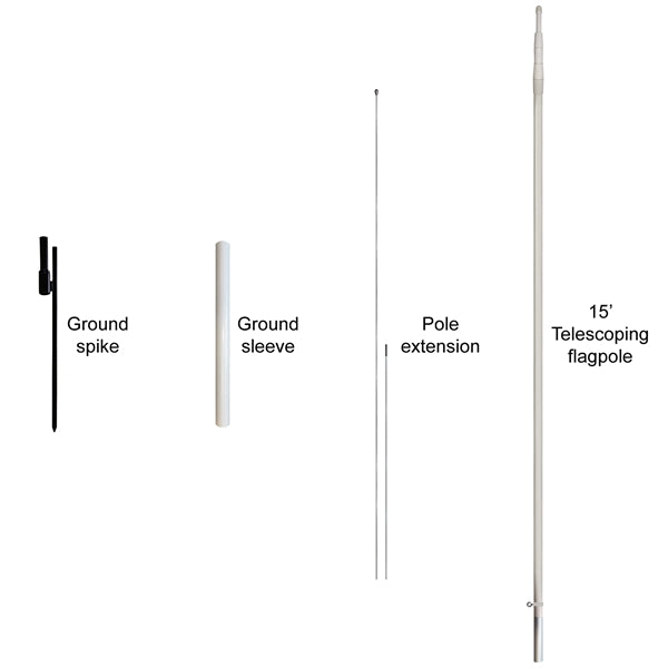 10' Double Sided Teardrop Banner w/ Premium Hardware & Spike