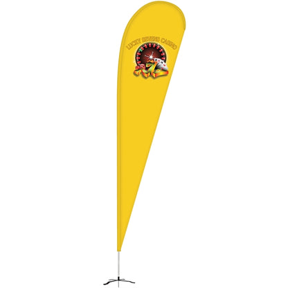 12' Double Sided Teardrop Banner w/ Premium Hardware & Base