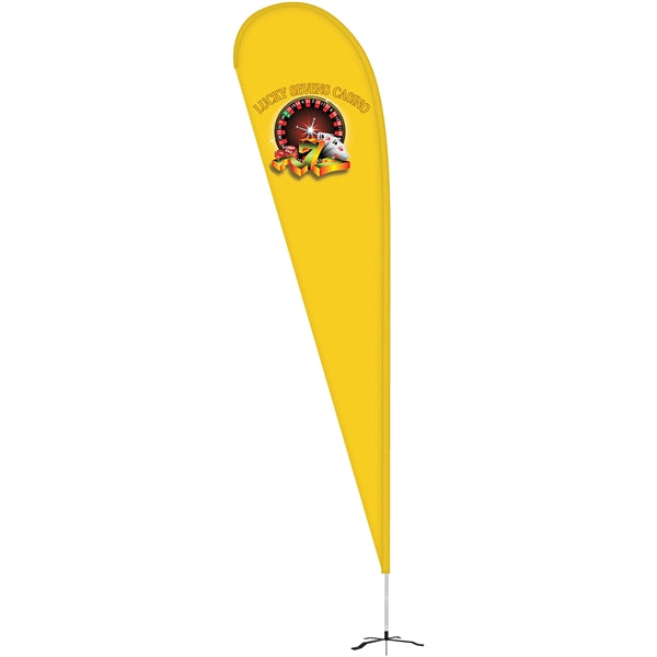 12' Double Sided Teardrop Banner w/ Premium Hardware & Base