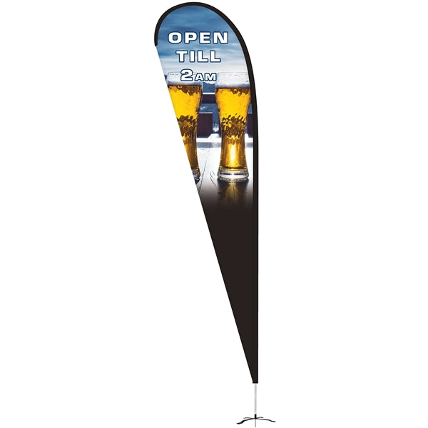15' Double Sided Teardrop Banner w/ Premium Hardware & Base