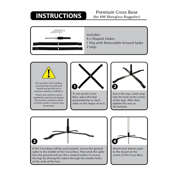 15' Double Sided Teardrop Banner w/ Premium Hardware & Base
