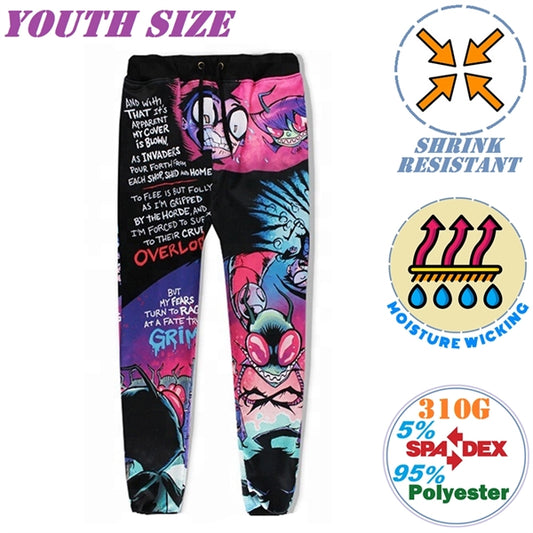 310G Fleece Jogger Youth Trousers, Shrink & Wear Resistant