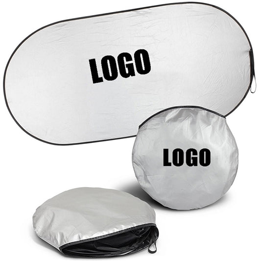 Universal foldable auto windshield shade