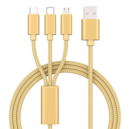 3 In 1 Nylon Braided Charging Cable