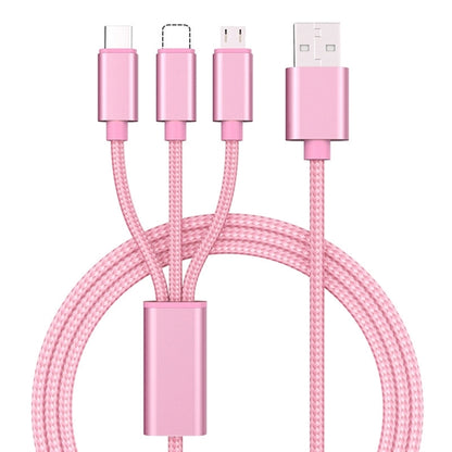 3 In 1 Nylon Braided Charging Cable