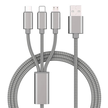 3 In 1 Nylon Braided Charging Cable