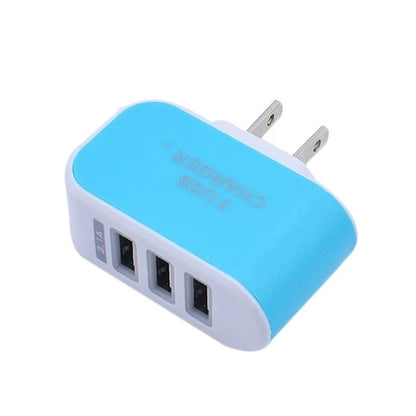 3 Port USB Travel Wall Charger Plug